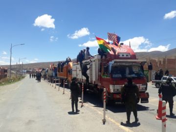 La llegada de pobladores en imágenes. EL POTOSÍ