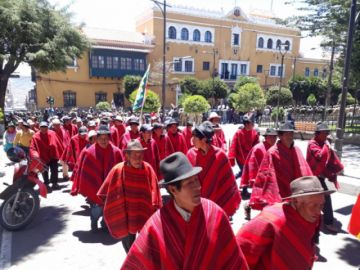 La llegada de pobladores en imágenes. EL POTOSÍ