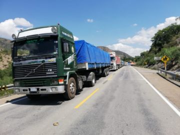 Bloqueo en Abra San Miguel.
