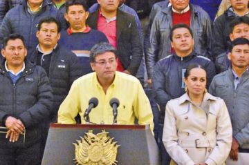 El titular del Ministerio de la Presidencia, Jerjes Justiniano Atalá.