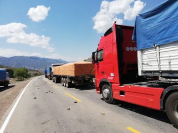 Bloqueo en Abra San Miguel.