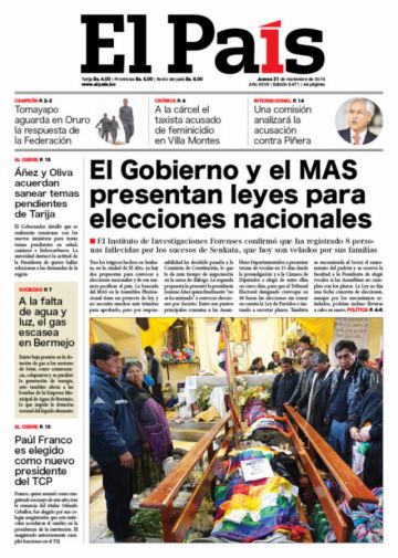 El País, Tarija.