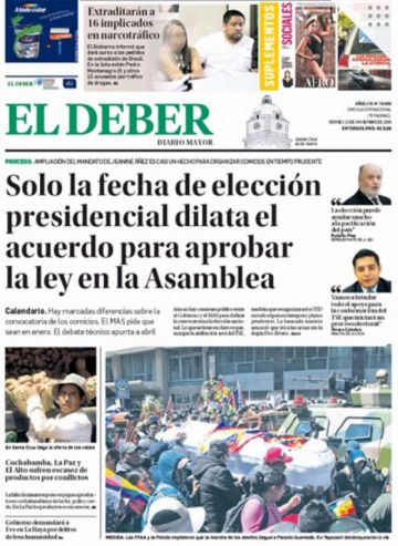 El Deber, Santa Cruz.