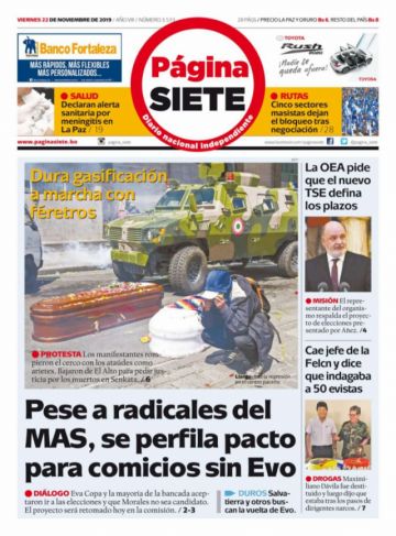 Página Siete, La Paz.