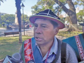 Tata Mario Chincha, autoridad originaria.