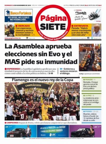 Página Siete, La Paz.
