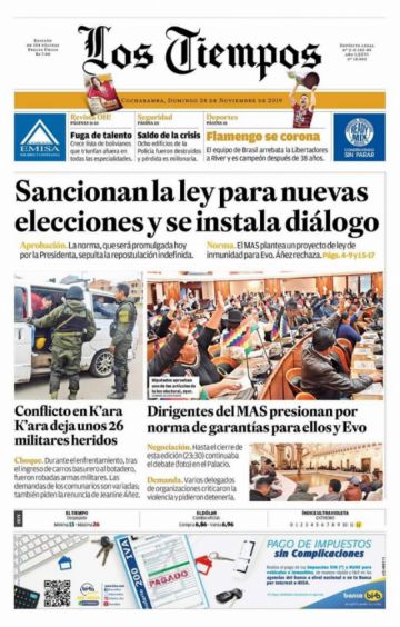 Los Tiempos, Cochabamba.