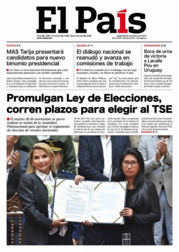 El País, Tarija.