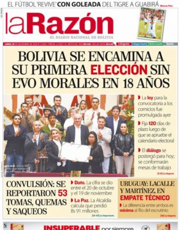 La Razón, La Paz.