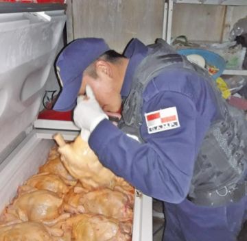 En algunos establecimientos el pollo estaba en malas condiciones.