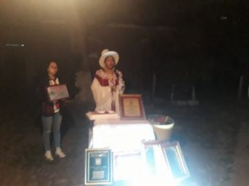 Los estudiantes difunden información de los atractivos potosinos. FOTO SECRETARÍA DE TURISMO GADP