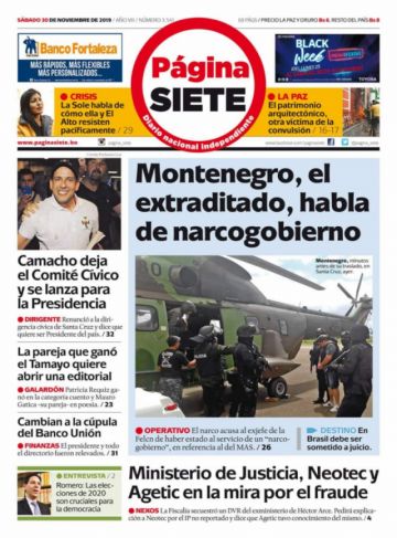Página Siete, La Paz.