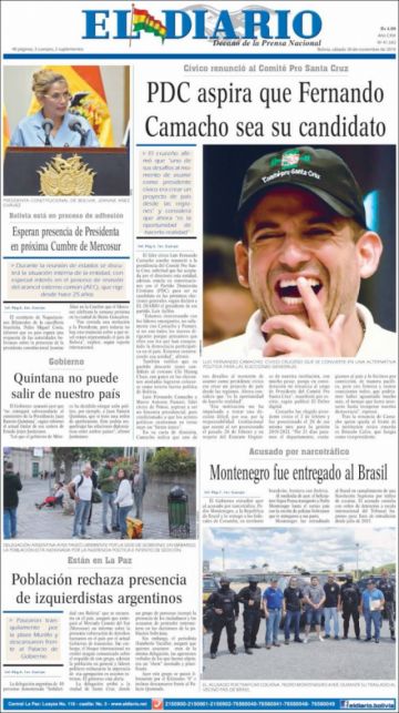 El Diario, La Paz.