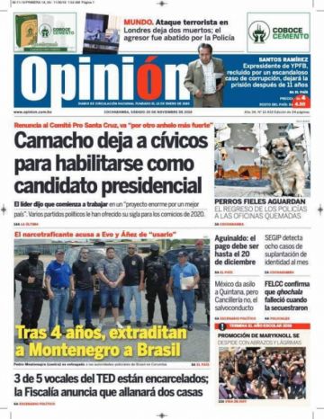 Opinión, Cochabamba.
