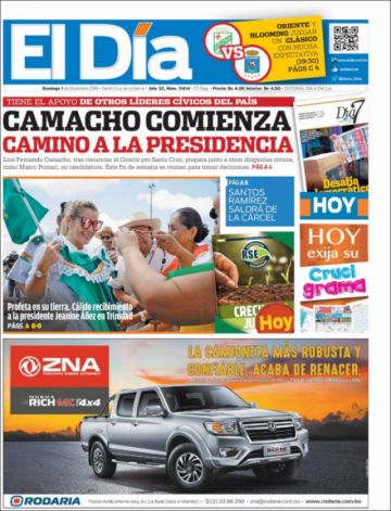 El Día, Santa Cruz.
