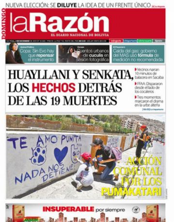 La Razón, La Paz.