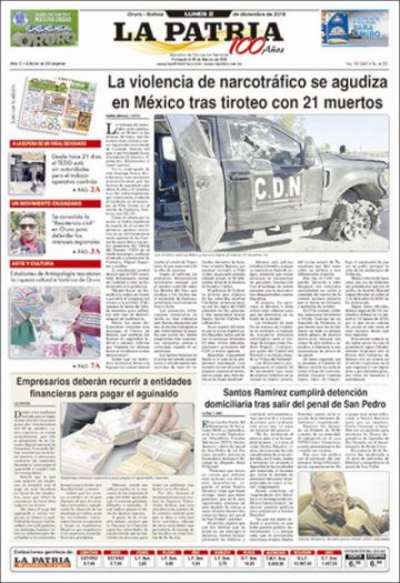 La Patria, Oruro.