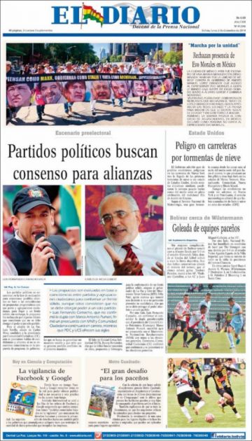 El Diario, La Paz.