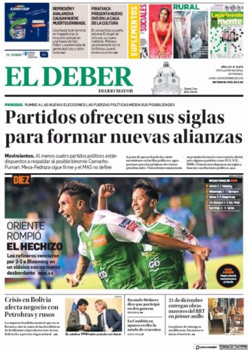 El Deber, Santa Cruz.