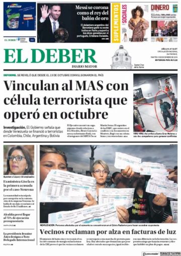 El Deber, Santa Cruz.