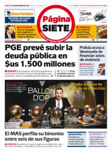 Página Siete, La Paz.