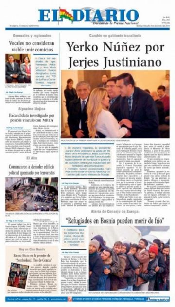 El Diario, La Paz.