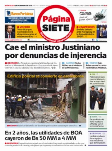 Página Siete, La Paz.