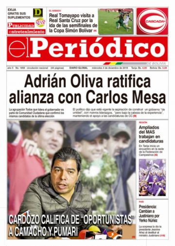 El Periódico, Tarija.
