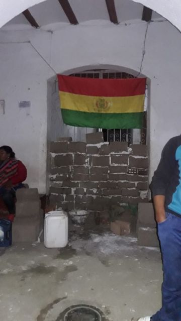 Así está la Alcaldía en Puna. Fotos gentileza de Blanca Carreño