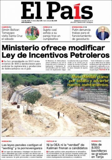 El País, Tarija.