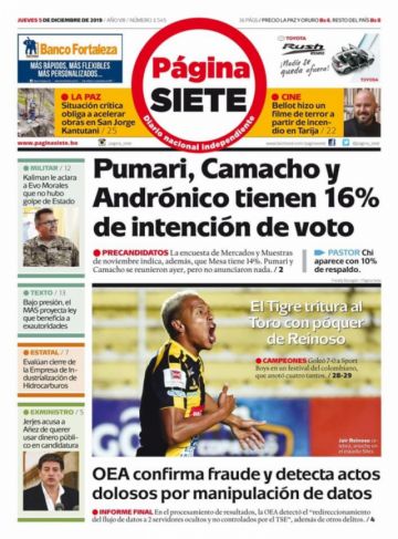 Página Siete, La Paz.
