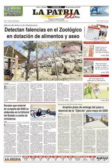 La Patria, Oruro.