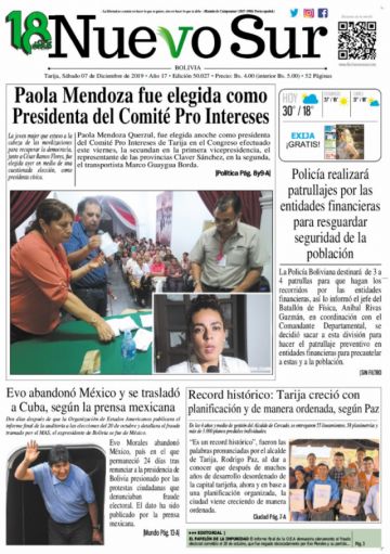 Nuevo Sur, Tarija.