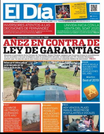El Día, Santa Cruz.
