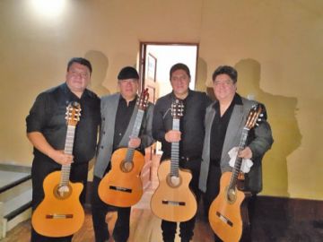 Dustin Dueñas, Rafael Arias, Gabriel Meneses y Yuri Ortuño.