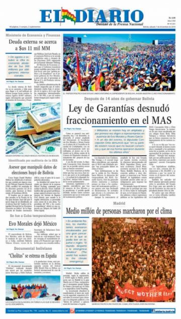 El Diario, La Paz.