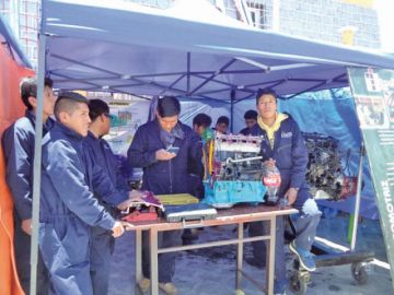 Explicaron las características de los motores.