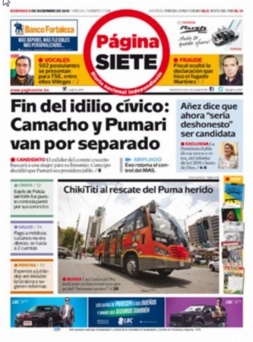 Página Siete, La Paz.