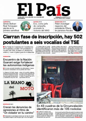 El País, Tarija.