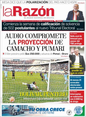 La Razón, La Paz.