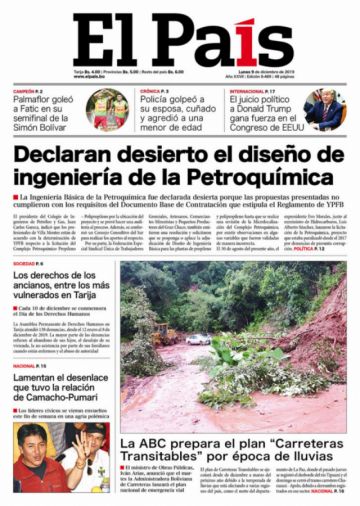 El País, Tarija.