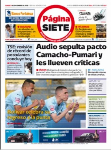 Página Siete, La Paz.