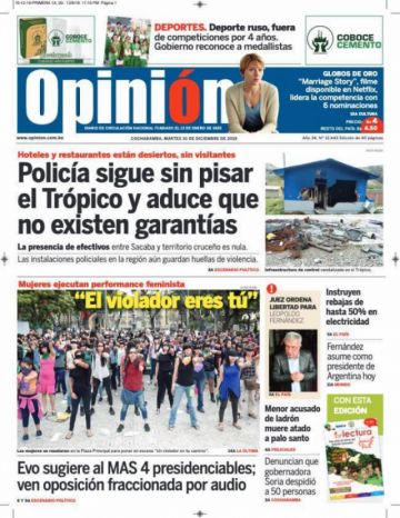 Opinión, Cochabamba.