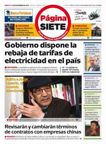 Página Siete, La Paz.