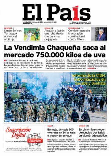El País, Tarija.