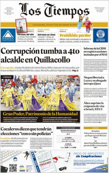 Los Tiempos, Cochabamba.