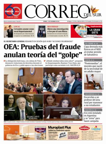 Correo del Sur, Sucre.