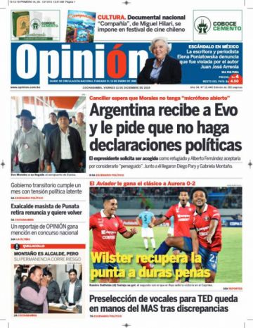 Opinión, Cochabamba.