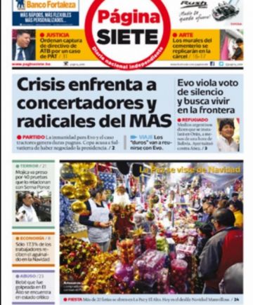 Página Siete, La Paz.