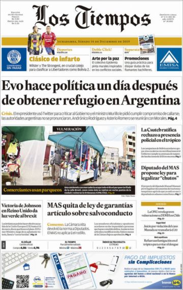 Los Tiempos, Cochabamba.